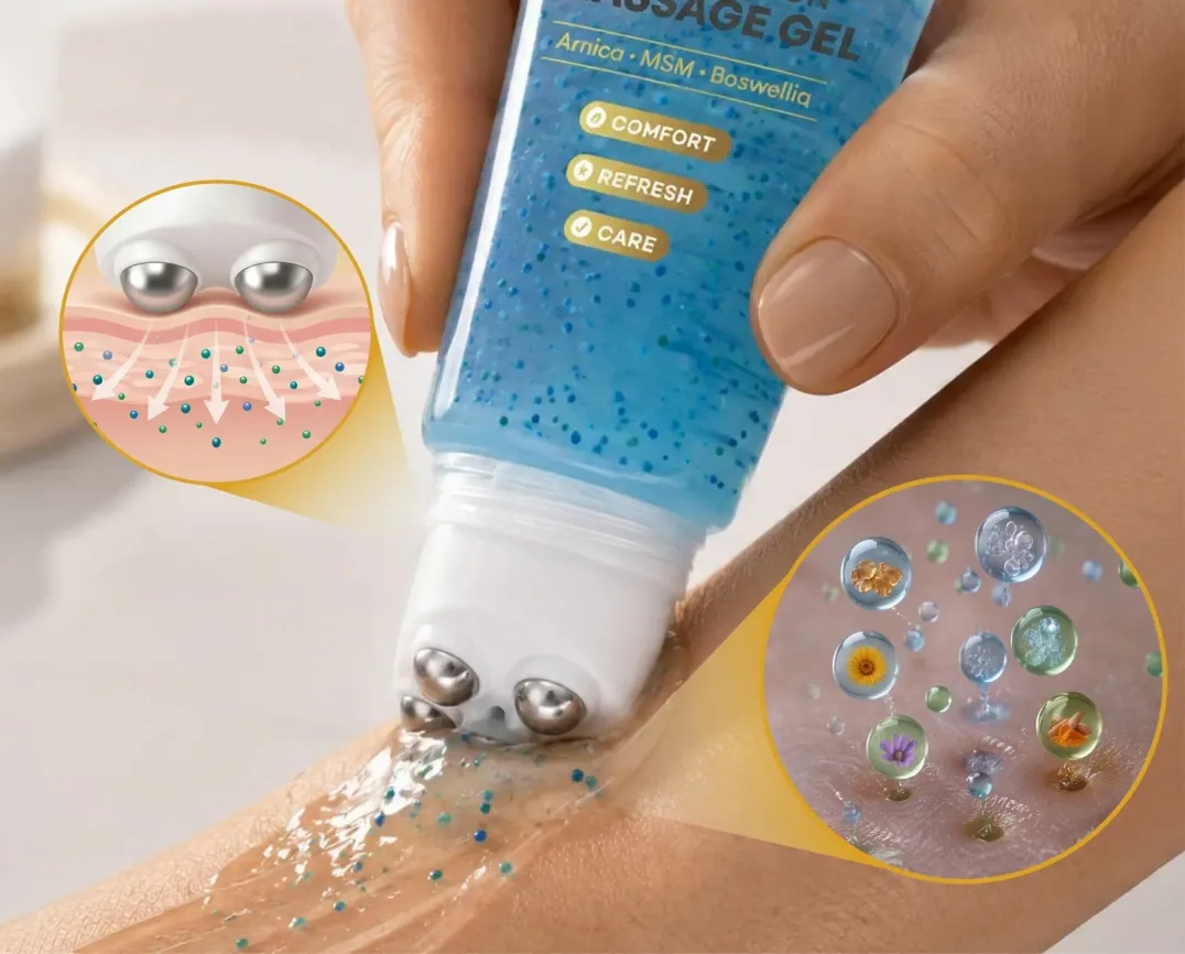 Botanical and mineral ingredients in the Kinzeno gel
